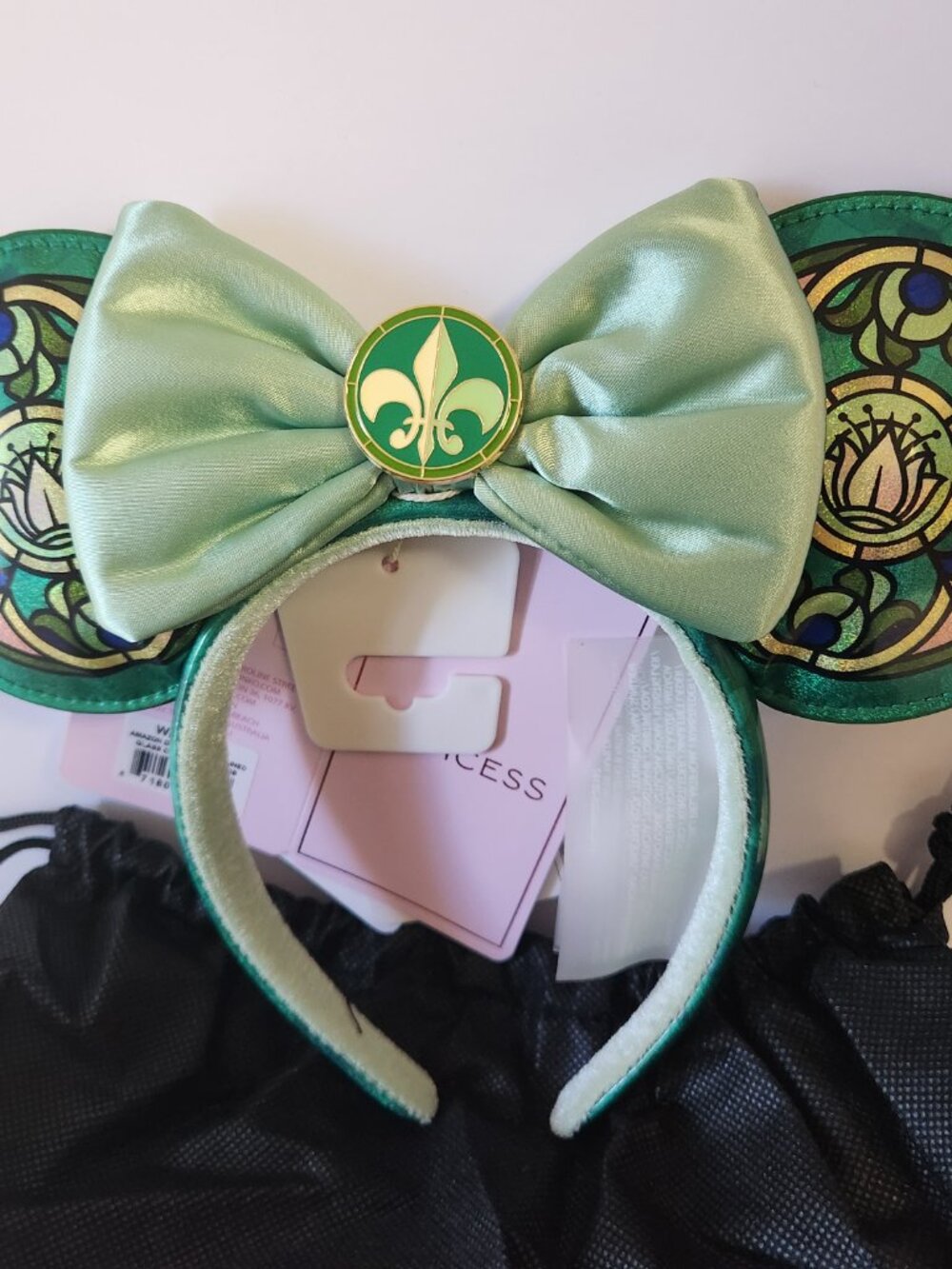 Loungefly Disney Princess Stained Glass Ears Headband Tiana 2025 Authentic New - Picture 2 of 7